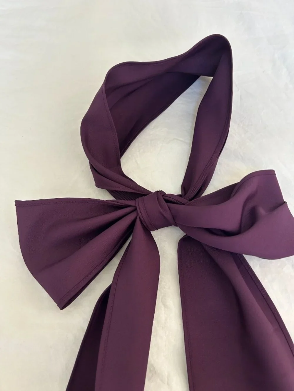 ALFRED SUNG 3/4 Sleeve CLASSIC V-Neck Gown SIZE 10 in Aubergine Purple NWT - Picture 9 of 11